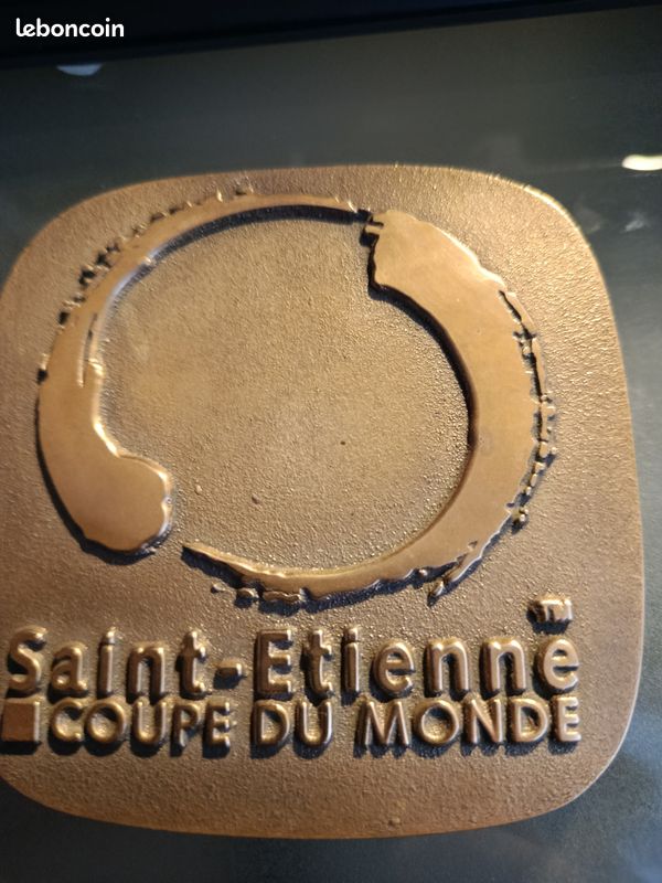 Vds plaque Bronze inauguration Stade Geoffroy Guichard