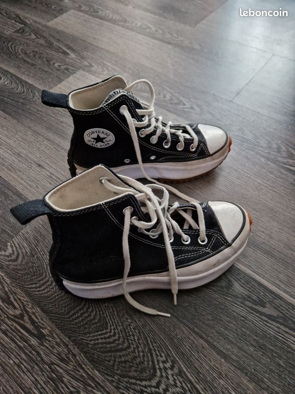 Chaussure Converse Montante Compensee Chaussure Basquette CompensÃ