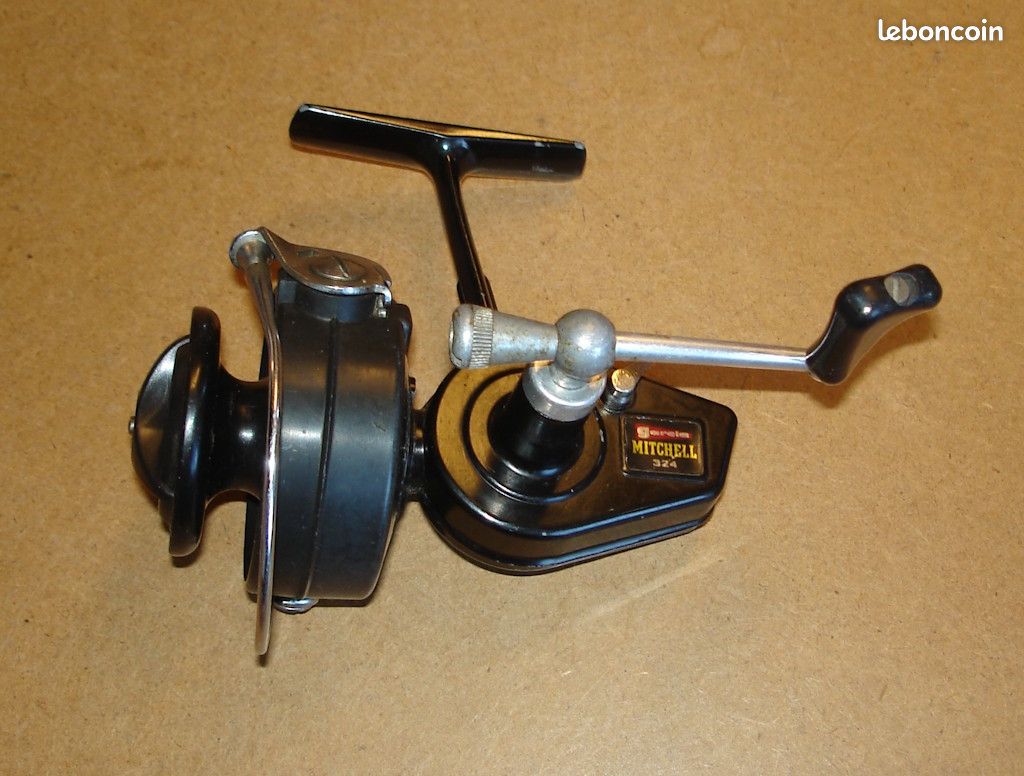 Vieux Moulinet Mitchell 208S Noir – Pêche Eau Douce Vintage Made In France