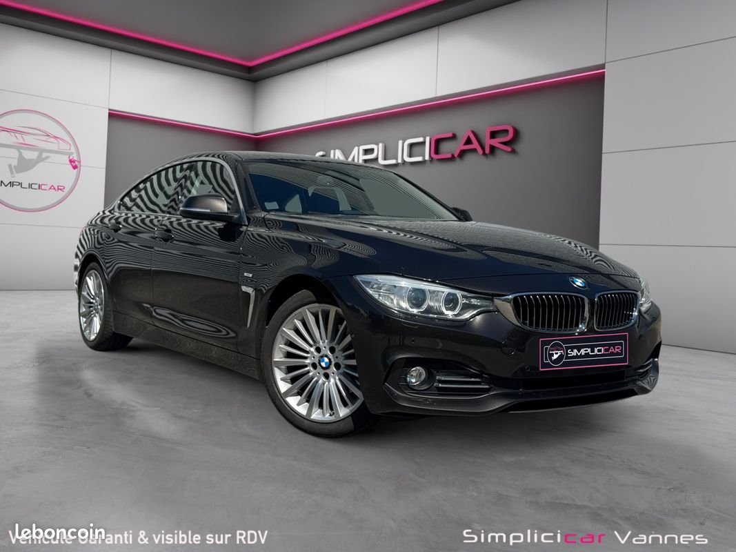 BMW SERIE 4 (F36) GRAN COUPE 420D BVA8 184Ch LUXURY COFFRE ÉLECTRIQUE Garantie 12 mois (image 1)