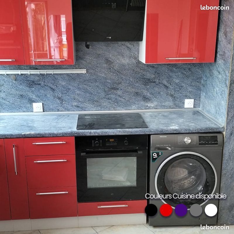 Cuisine rouge d’angle modulable⁬⁢⁯⁬⁠‌​⁫⁮⁠⁢⁫⁮⁫⁢ (image 2)