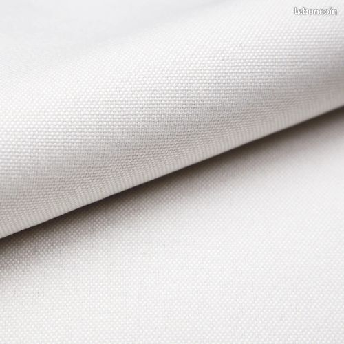 Lodce canapé d'angle gauche en tissu texturé blanc (image 4)