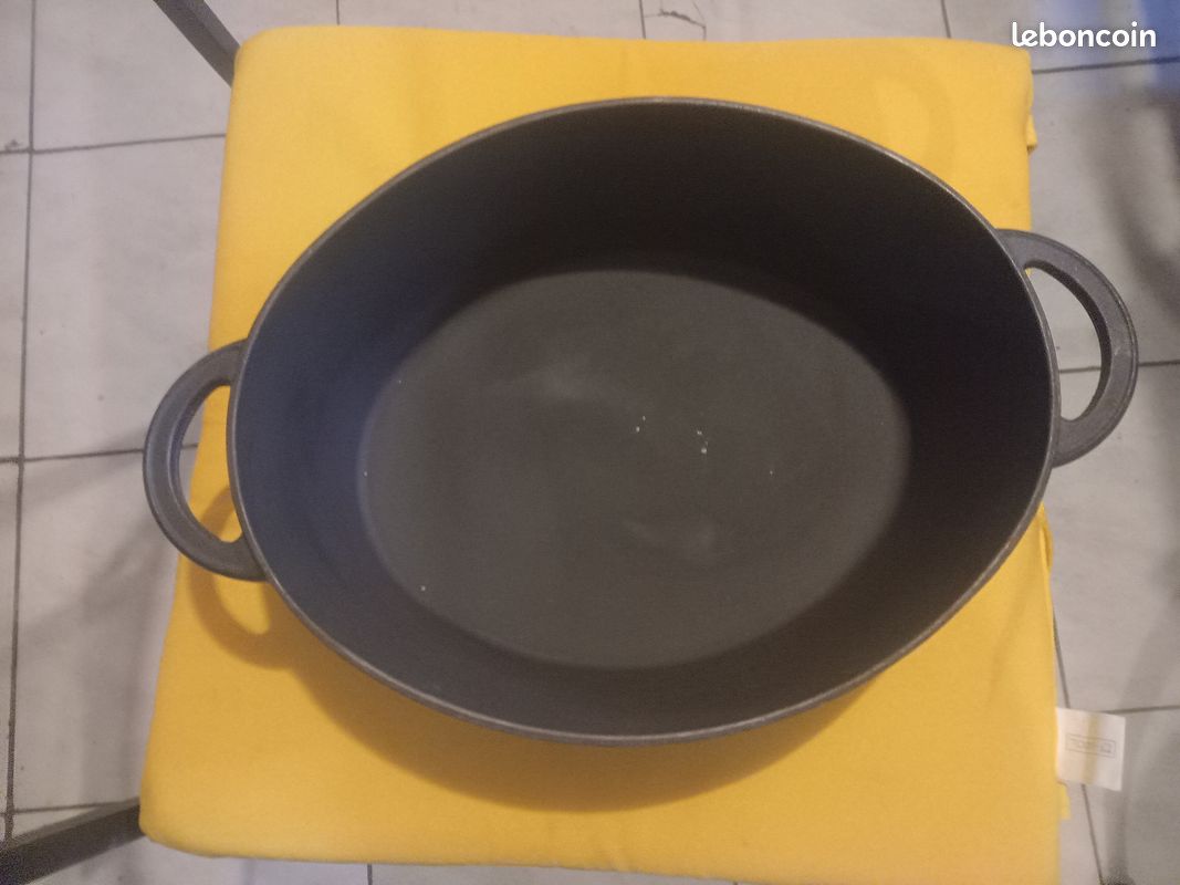 Cocotte NOMAR Paul Bocuse Noir En Fonte émaillée Vintage Diamètre 32 Cm Vintage Made In France 1970