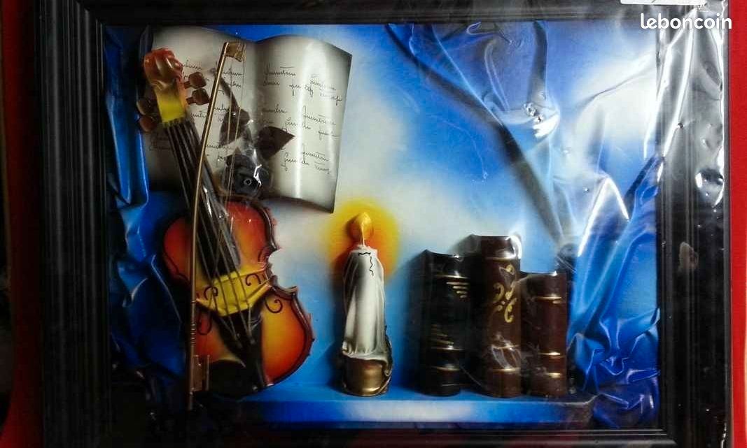 Tableau en cuir violon (image 1)