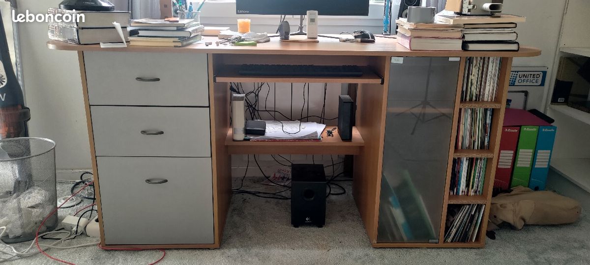 Bureau effet bois Conforama (image 1)