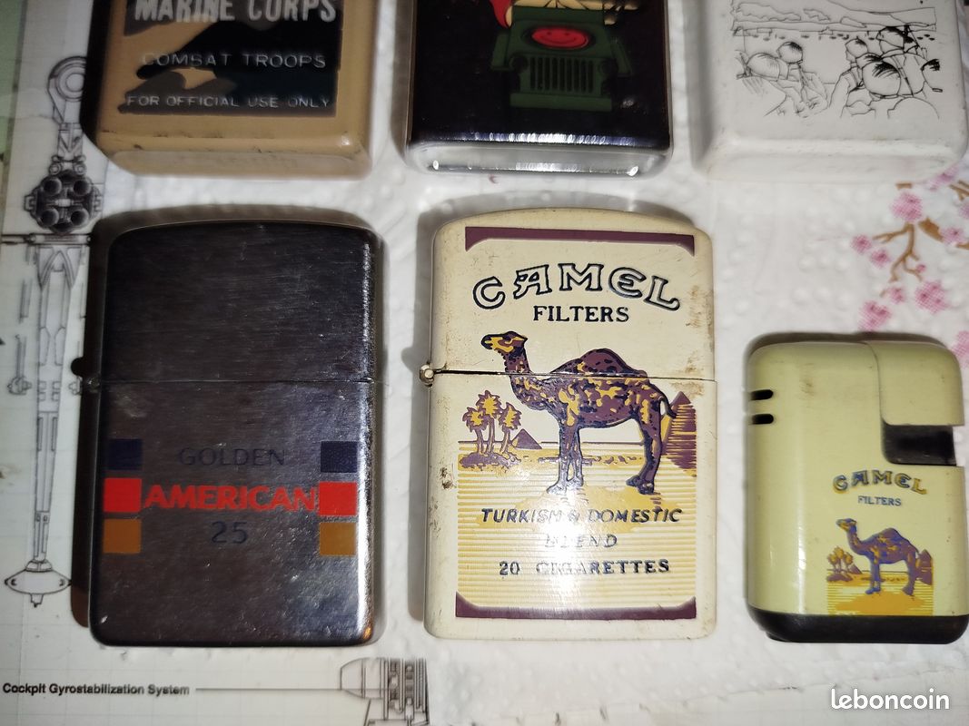 Lot de 6 briquets types zippo de marque champ et z-16 (image 3)