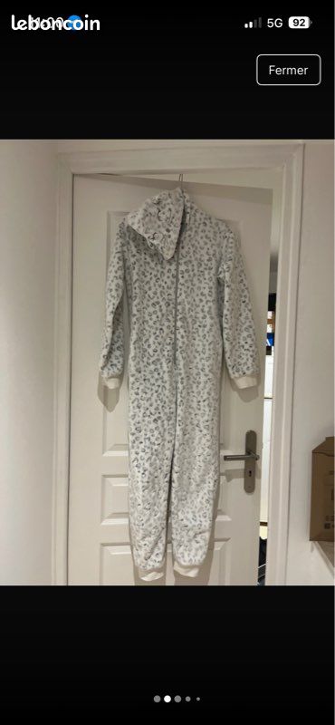 Combipyjama léopard fille 12-14 ans (image 3)