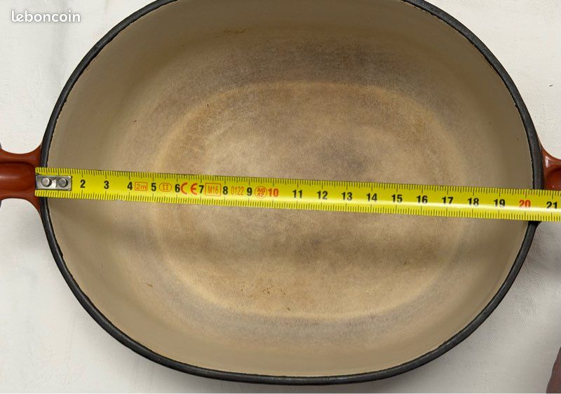 Cocotte en Fonte CREUZET N°21 Ovale (image 7)