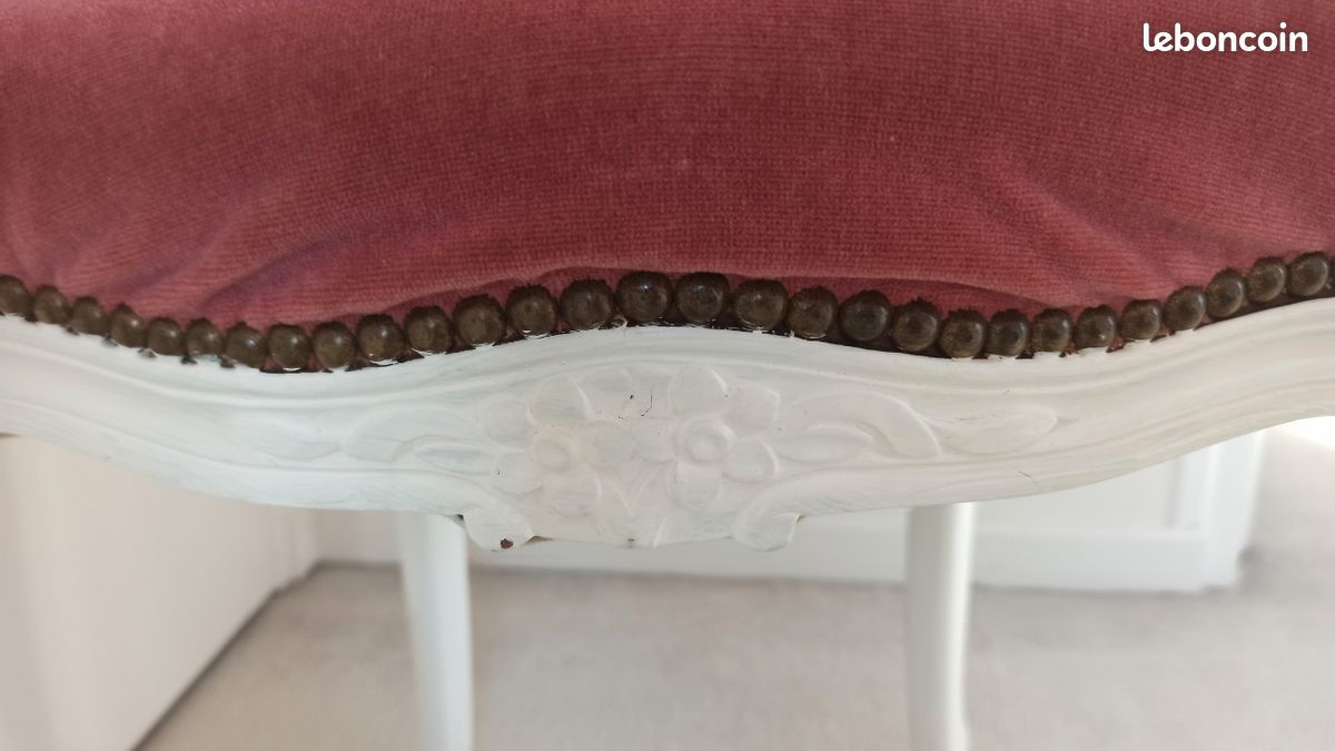 Chaise tapissier rose (image 5)