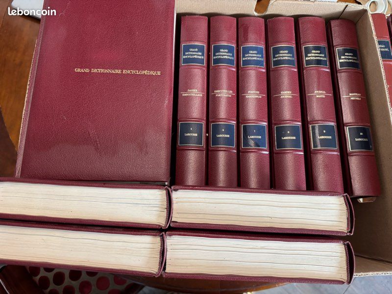 Grand Dictionnaire Encyclopédique Larousse en 15 volumes - Mémo Universel en 2 volumes -Livre de l’année 1986/1987/1991 (image 1)