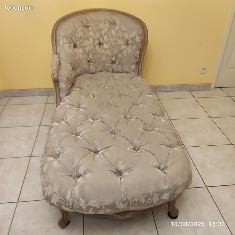 Méridienne de style Régence Louis XV «canapé» (image 2)