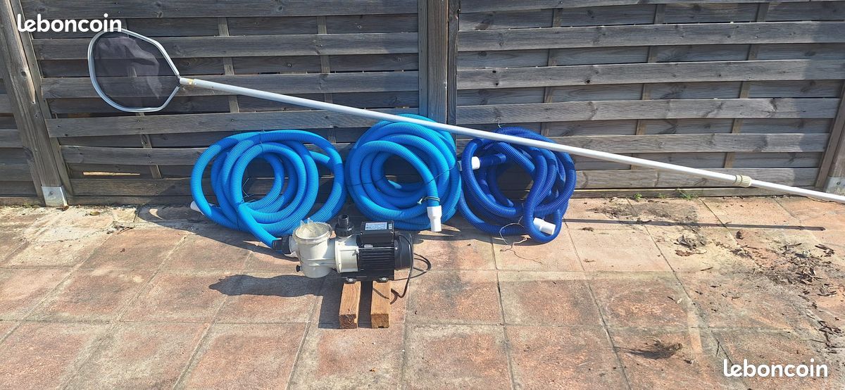Pompe piscine 18m3 / H + tuyaux flottants (image 3)
