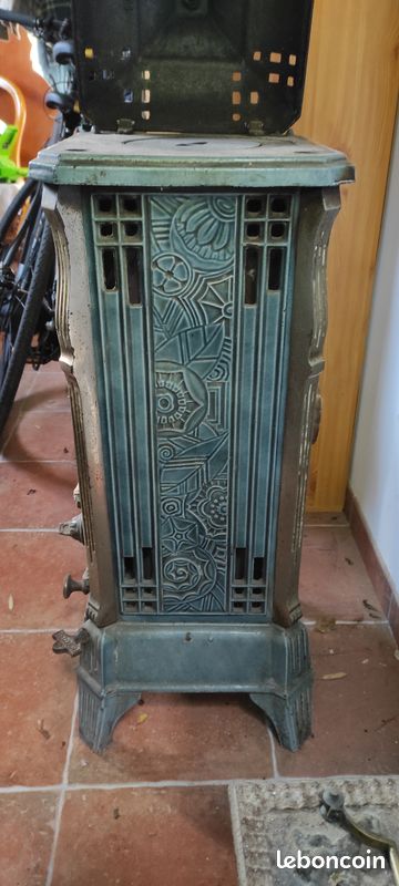 Poêle ancien bois charbon (image 2)