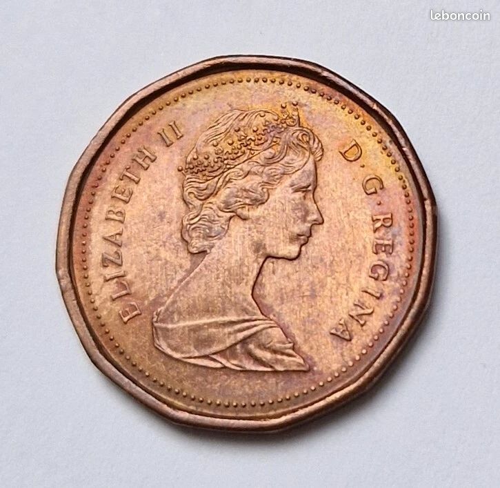 Pièce de 1 penny d'Afrique du Sud | Elizabeth II 1er portrait | KM46