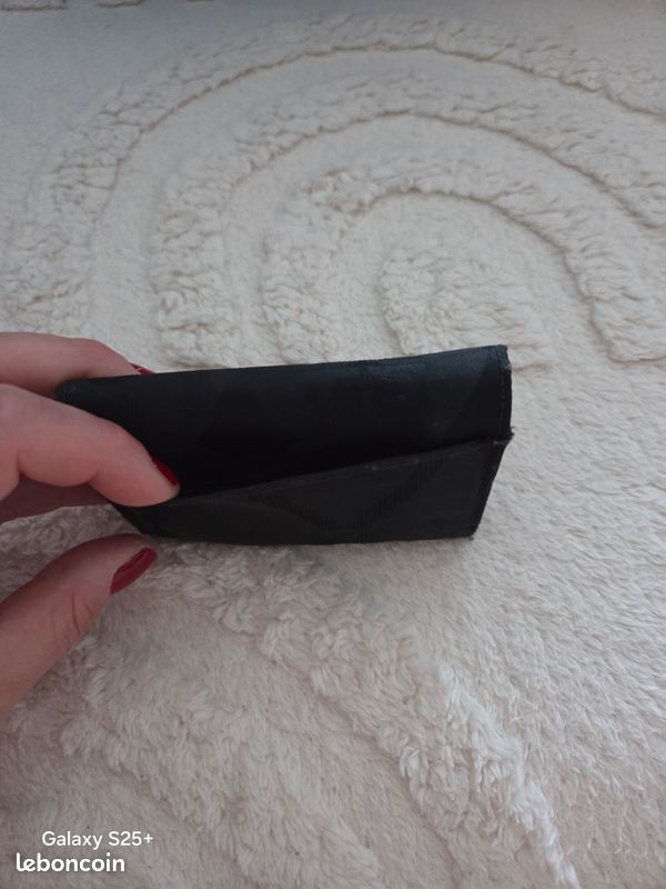 Porte monnaie cuire et tissu Givenchy (image 6)