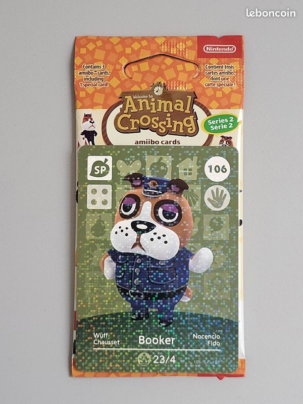 Carte Amiibo Animal Crossing - Opaline (Opal) Série 1 - NEAR MINT
