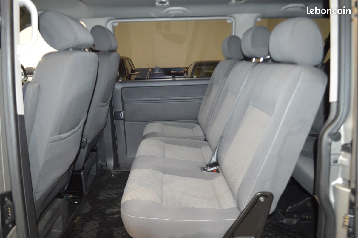 VW CARAVELLE LONGUE 2.0 BITDI 180 DSG7 8 PLACES-06/2010- Réfection Moteur Fiabilisé-GPS CarPlay-Attelage-Etat Rare-Historique Limpide-Garantie 6 Mois (image 7)