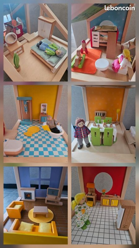 Maison de poupée Habe ( 6 personnages) (image 2)