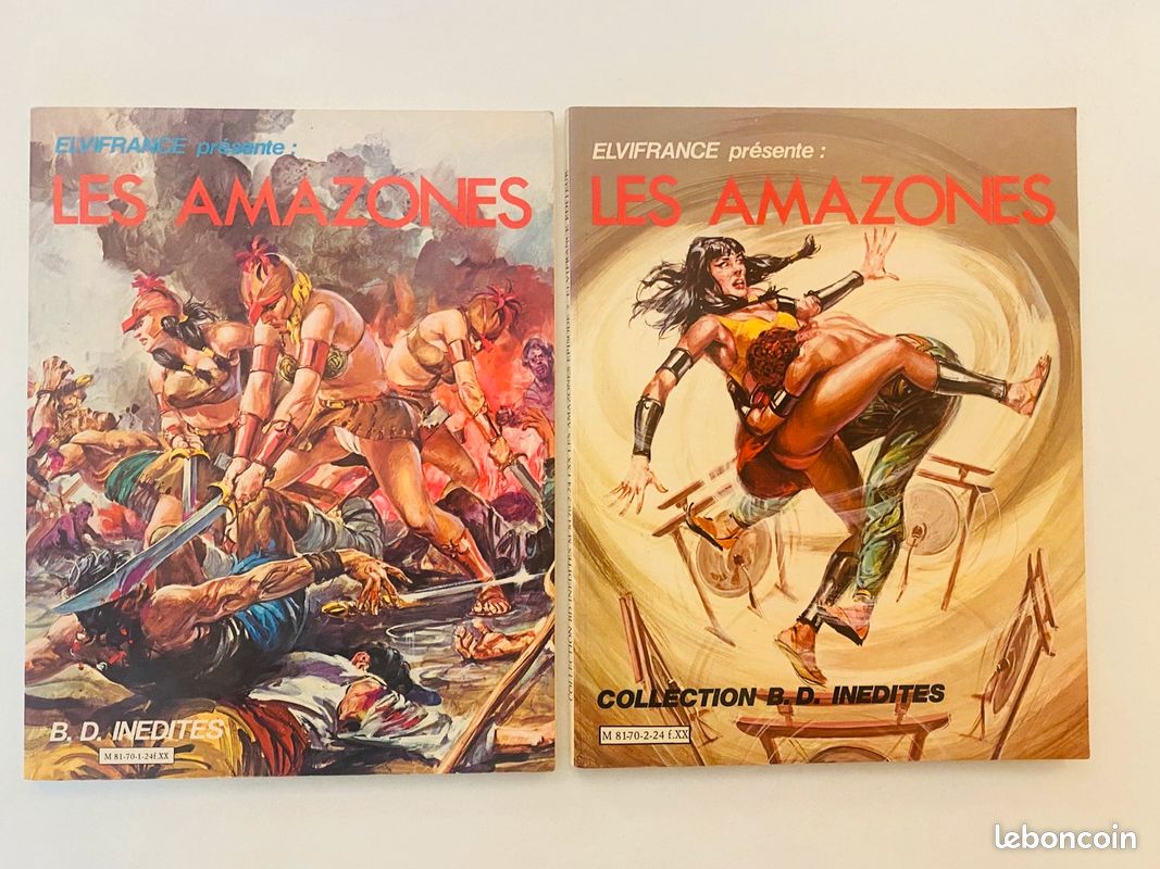 BD ELVIFRANCE présente LES AMAZONES 1 et 2 1982 par Ciriello et cavedon (image 1)
