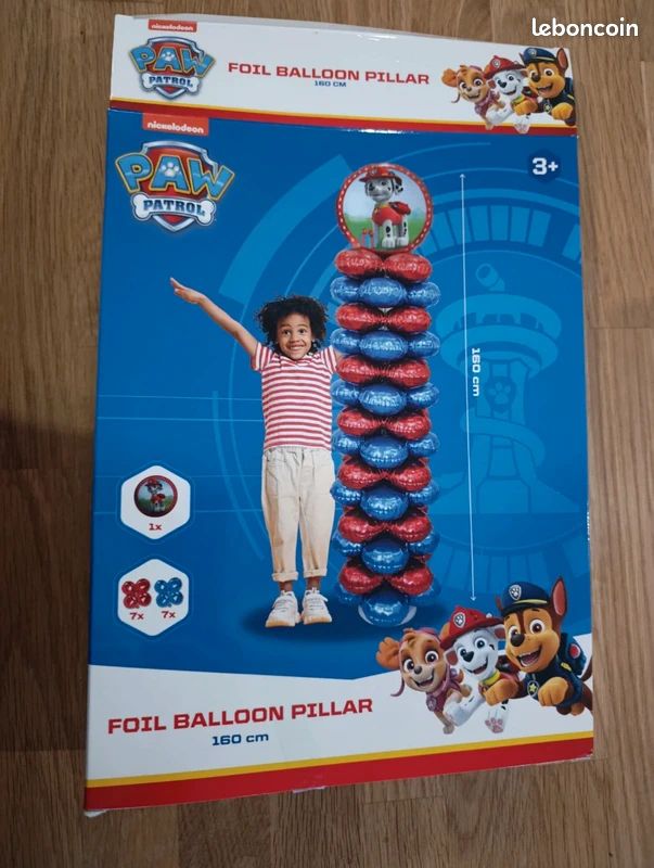 Colonne ballon alu - Pat Patrouille (image 1)