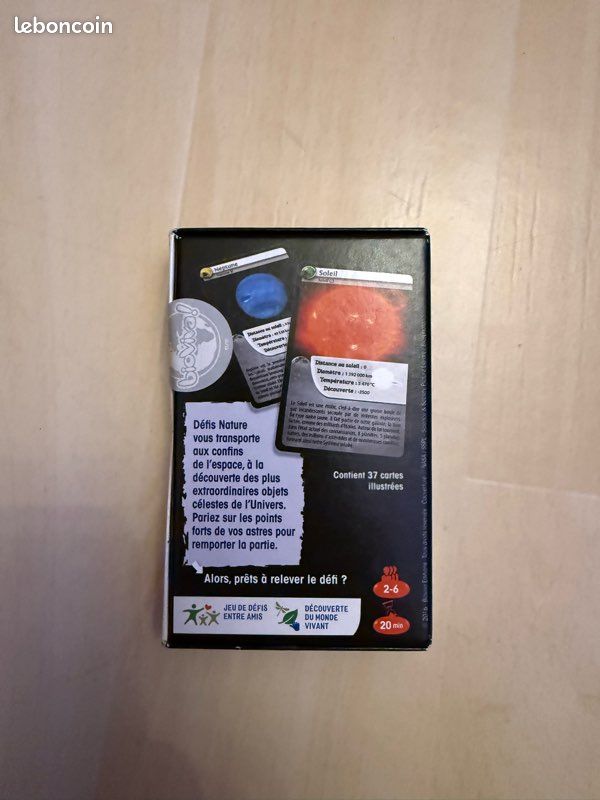 Jeu De Cartes Défis Nature : Espace - Marque Bioviva - Référence KC587