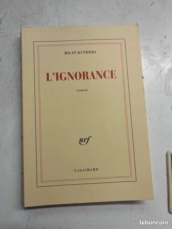 📓 livre l’ignorance (image 1)