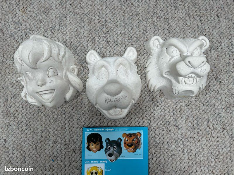 Ancien Haut De Masque De Carnaval César Années 50-60 - Occasion, Jouet Vintage