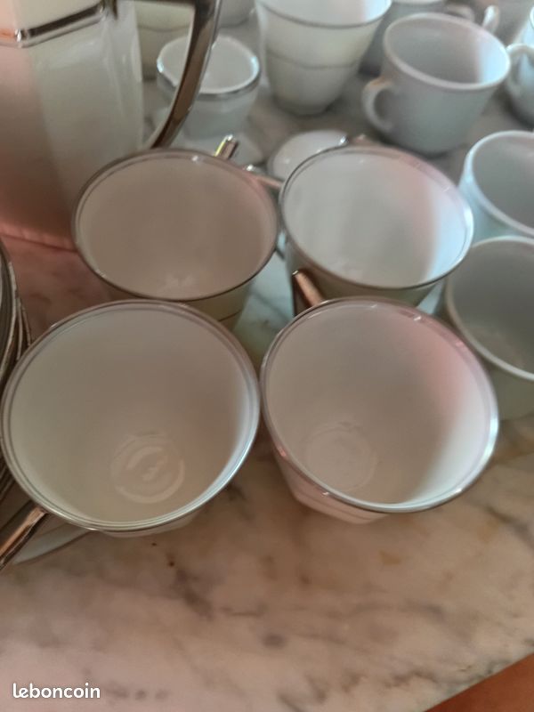 Set de porcelaine argent (image 1)