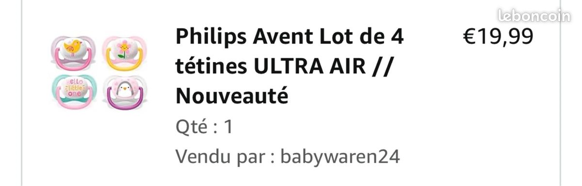 Sucettes AVENT 0-6 mois (image 3)