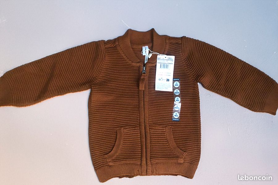 Sweat chaud zippé, garçon 12 mois + (image 4)