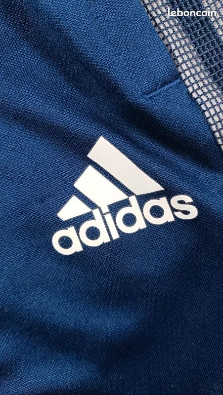 Pantalon de Survêtement Running Adidas Aeroready 3 Stripes Bleu Marine - Enfant 13-14 ans (image 7)
