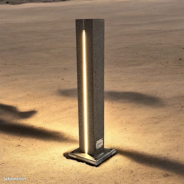 Luminaire extérieur en pierre de lave (image 4)