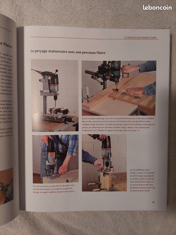 Livre ::: Les outils électroportatifs - Scier, poncer, percer, fraiser :: Éditions Bouvet (image 10)
