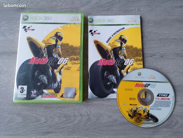 Jeu XBOX 360 Moto GP 06 complet en boîte version PAL (n°1195P