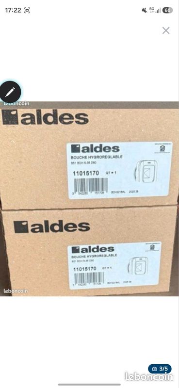 Bouches aldes hygro bdh vmc ventilation (image 6)