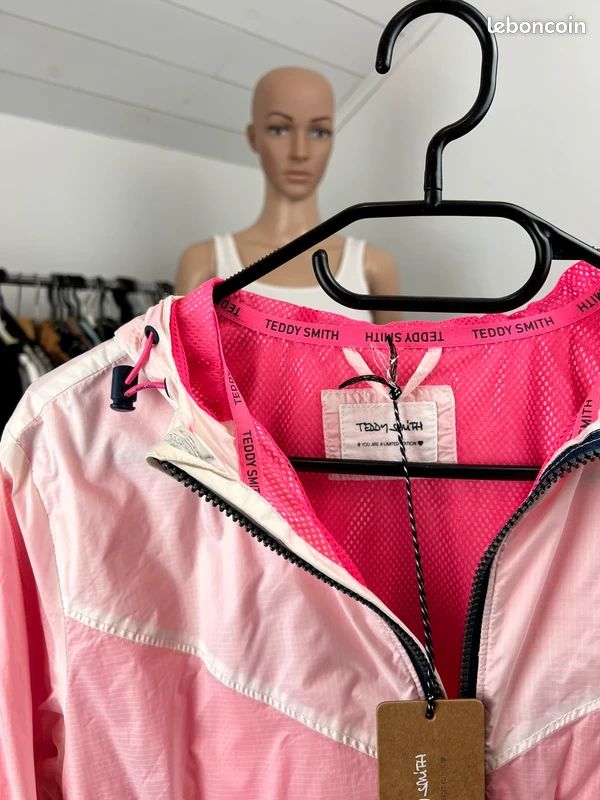 Veste Teddy Vintage Années 80 - Style Universitaire Américain, Taille L, Laine, Occasion Très Bon état