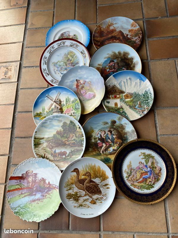Lot de 12 assiettes décoratives (image 3)