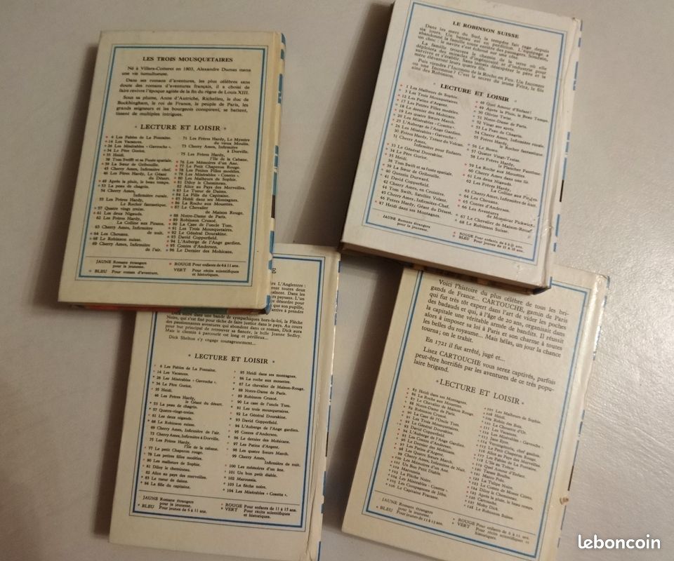 Lot de 4 livres années 60(collection Lecture et loisir) (image 3)