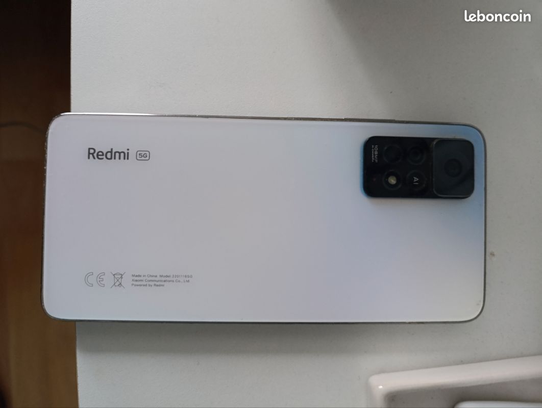 Xiaomi Redmi Note 11 6Go/128Go, Débloqué, Dual SIM, Gris Graphite, Bon état