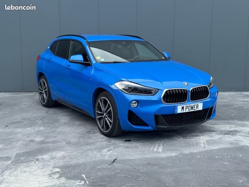 Bmw x2 2.0 d 190 cv pack m SPORT X / xdrive bleu misano / BVA / ALCANTARA / EXCELLENT ÉTAT (image 2)