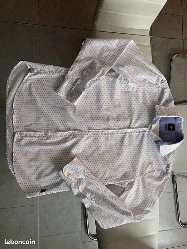 Chemise à motif Marina Yachting Taille 41 TBEG (image 3)