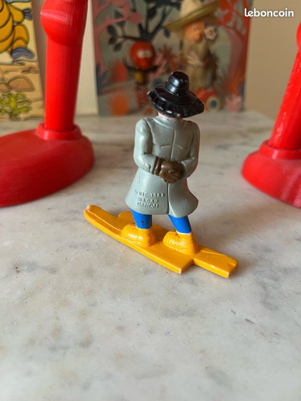 Figurine Inspecteur Gadget Bandai Popy 1983 - PVC - Neuf Sous Blister - Collection
