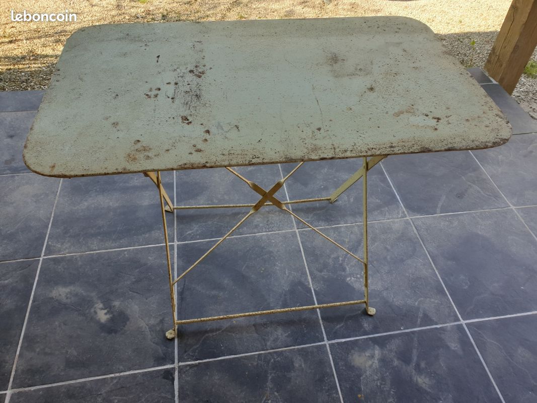 Ancienne table de bistrot (image 3)