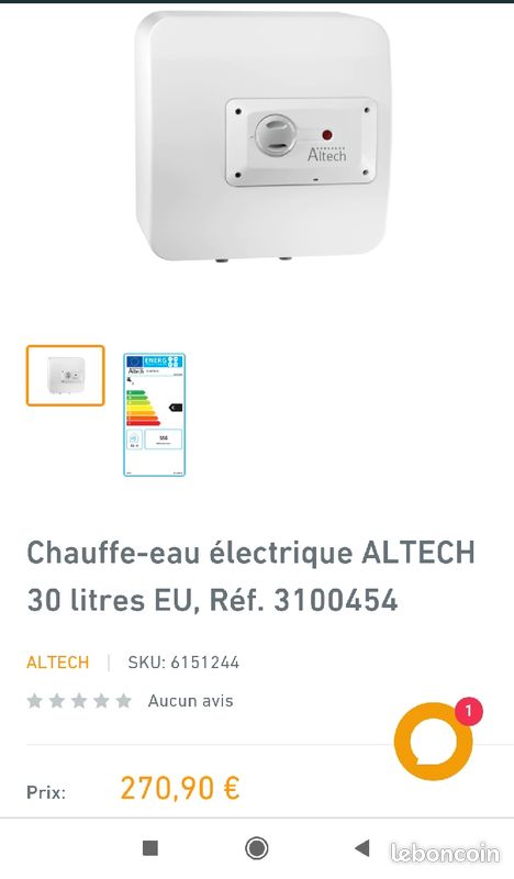 Chauffe eau électrique (image 1)