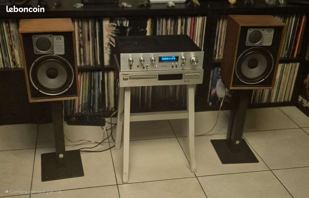 Enceintes hifi vintage Wharfedale denton 2xp Photo, audio vidéo