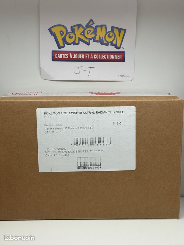 Case de 36 blisters Pokémon EB10 Astres Radieux – scellée (FR) – Boosters officiels (image 1)