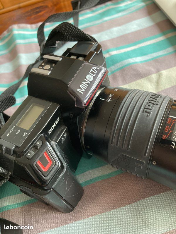 Appareil Photo Argentique Minolta Dynax 500si + Objectif 28-80mm + Sacoche - Collection