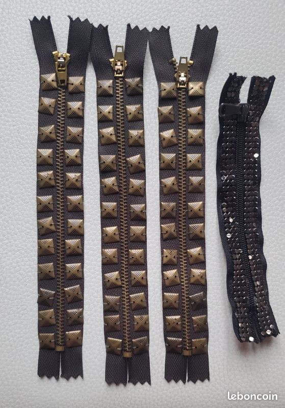 Lors de zips ornementés (image 1)