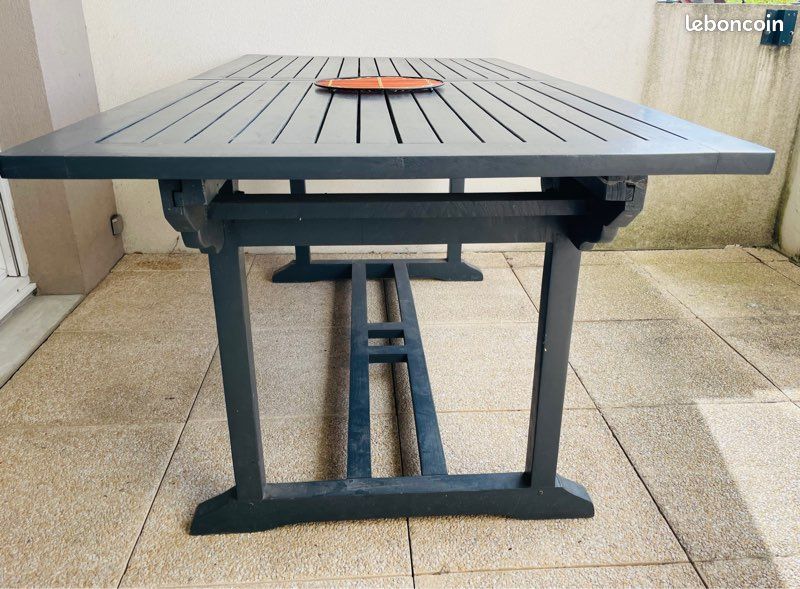 Table jardin bois teck (image 1)