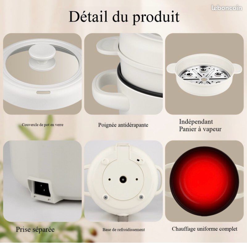 Mijoteuse, marmite électrique (image 2)